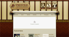 Desktop Screenshot of prestigeauctionsinc.com
