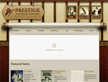Tablet Screenshot of prestigeauctionsinc.com